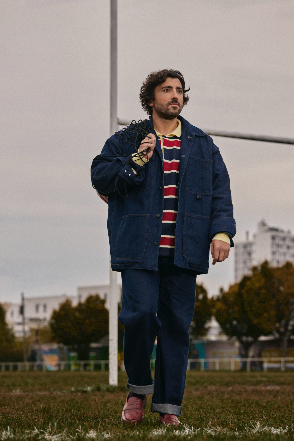 Manteau chaud Yéyé - Denim doublé