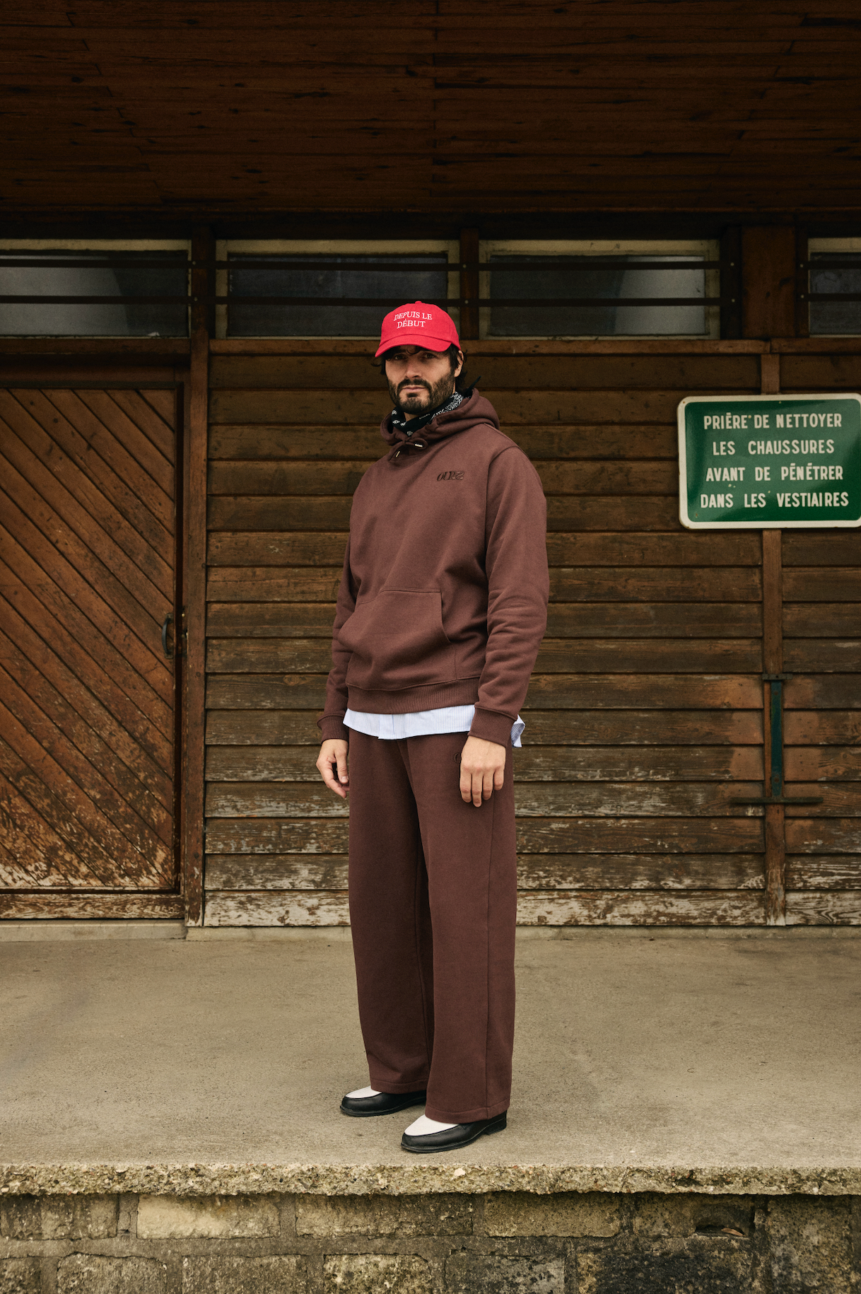 Pantalon Moumou en Coton - Puce