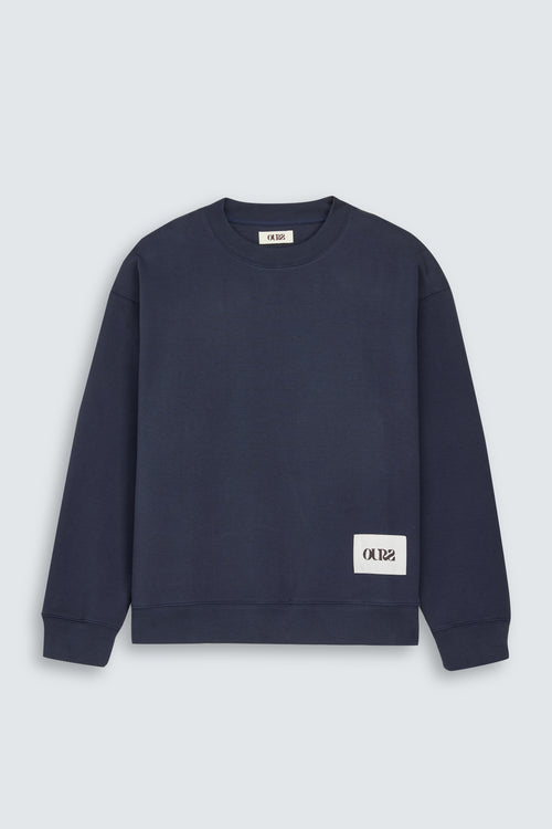Sweat shirt Zu - Navy Blue